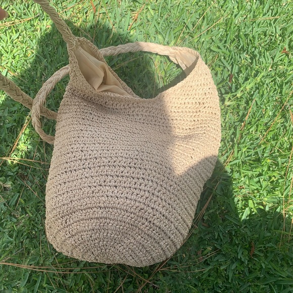 Vintage straw floral bag rare and trendy - Picture 6 of 10